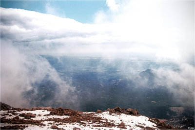 Colorado Springs From 14,115 Feet