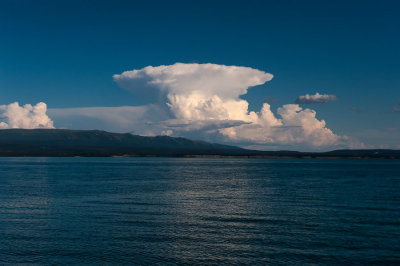 Anvil Cloud over Muncho Lake