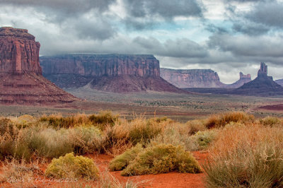 Monuments Under the Clouds