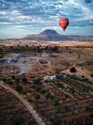 Hot Air Balloon Over Cappadocia