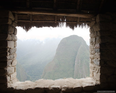 Machu Picchu window