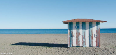 Restrooms on the beach