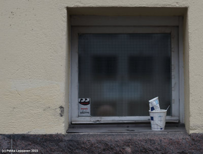 Coffee cups window