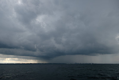 Leaving Tallinn before the rain