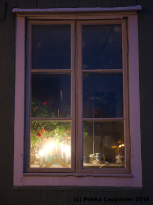 Candles in the window