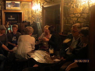 Locals at Beggy's Pub