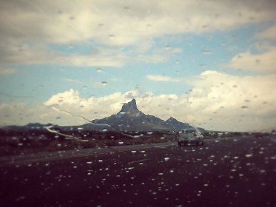 desert rain