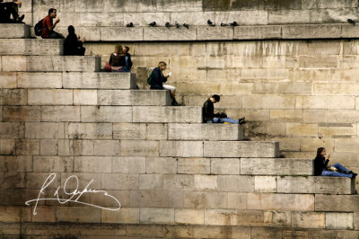 Sur le quai de la seine