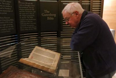 Gutenberg Bible at the Harry Ransom Center