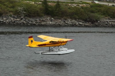Float plane departing Ketchikan