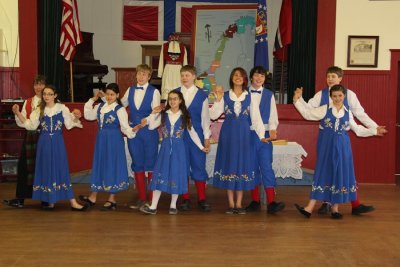 Dance demonstration at Sons of Norway in Petersburg