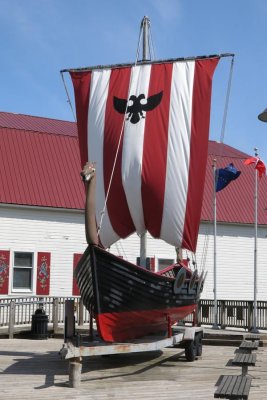 Viking ship at Sons of Norway in Petersburg