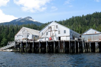 Long defunct Libby cannery in Ketchikan
