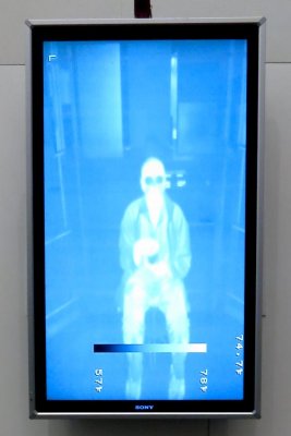Infrared self portrait  at the Anchorage Museum