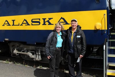 Boarding in Denali for Fairbanks