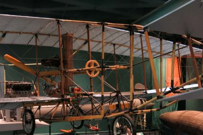 Replica of Bell's Silver Dart, first airplane to fly in Canada