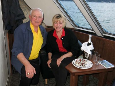Anniversary surprise aboard the Alaskan Dream