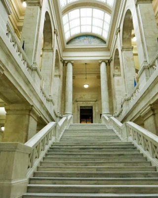 Steps to the Senate chambers