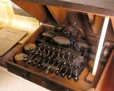 Blickenderfer typewriter from about 1895