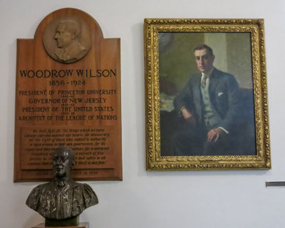 Woodrow Wilson, only President with New Jersey ties