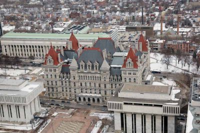 View od Capitol from Corning tower