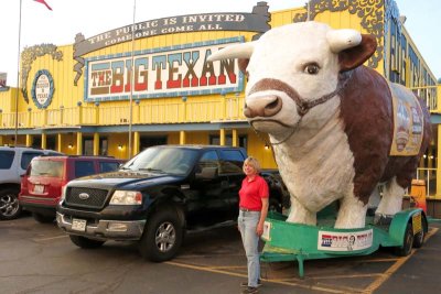 Really Big Steaks Available, 72 ounces