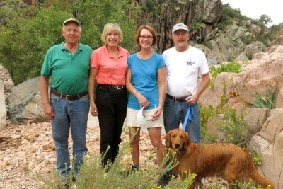 With Bruce and Nancy in Payson, AZ