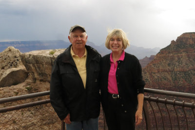 Grand Canyon, South Rim, rainy day