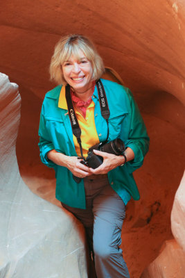 Ginny in Lower Antelope Canyon