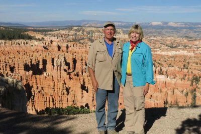 At Inspiration Point in Bryce