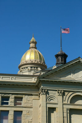 Dome and flag