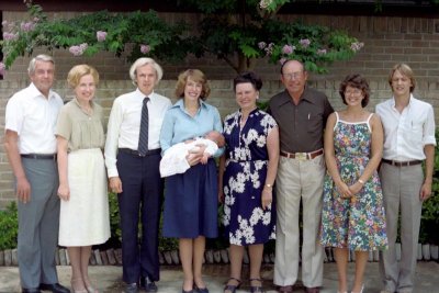 1981 - The entourage for Richard's baptism