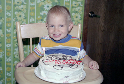 1983 - Richard's second birthday