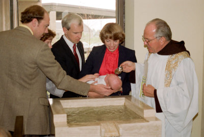 1983 - Robert's baptism December 18, 1083