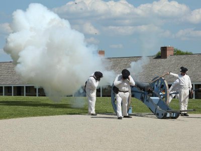 Cannon Firing at Fort Snelling