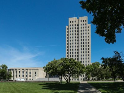 North Dakota State Capitol in Bismarck