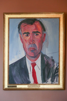 Gov. Browns official portrait from his first election (1975-1983)