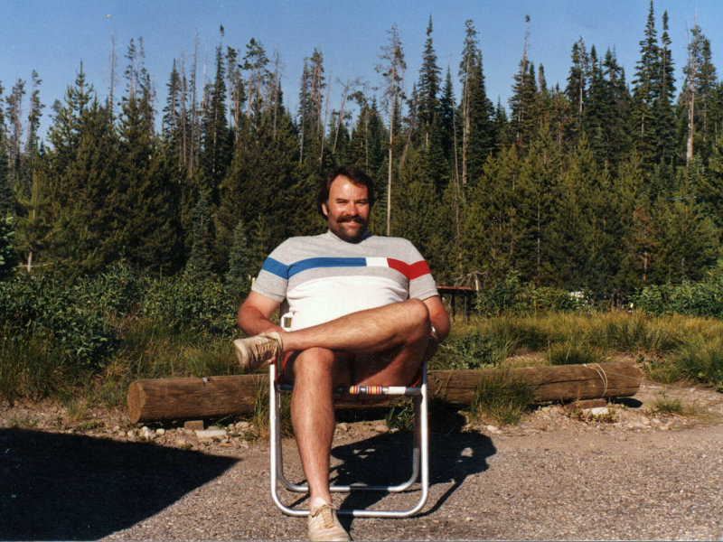 Camping at Yellowstone National Park 1987