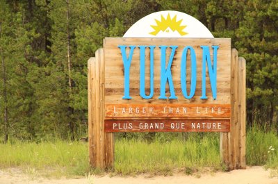 Entering Yukon Territory