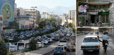 Traffic in Tehran