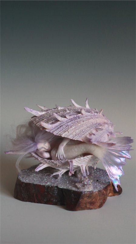 Lavender Oyster Mermaid