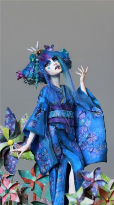 Pinwheel Garden Geisha