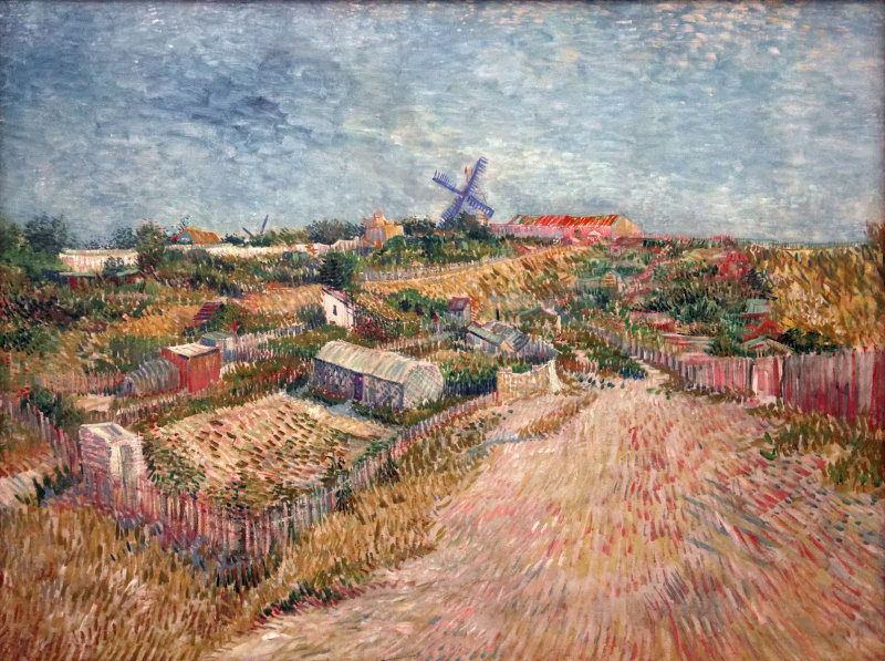 Van GoghJardins de Montmartre (1887)