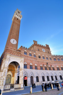 Tuscany. Siena. Torre del Mangia