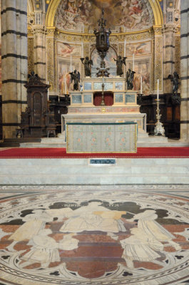 Tuscany. Siena. Duomo di Santa Maria Assunta. Interior