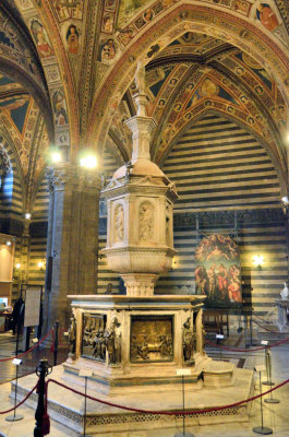 Tuscany. Siena. Baptistery of San Giovanni