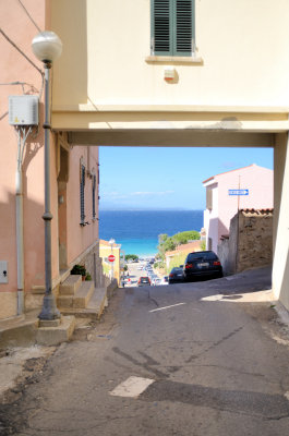 Sardinia. Santa Teresa. Via Verdi