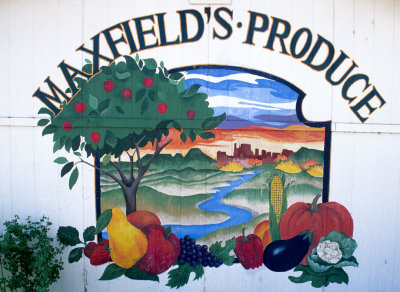 Mural Painted on Building at Maxfield's Produce, Cornville, AZ
