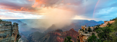 Monsoon Storm from Mather Point, Grand Canyon National Park, AZ