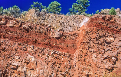 Flaming Gorge normal fault , Flaming Gorge National Recreation Area, WY